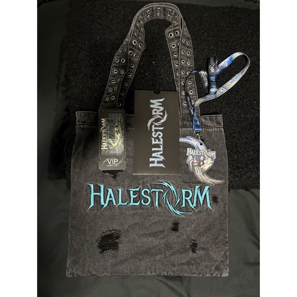 HALESTORM VIP Denim Bag VIP Laminate Ticket Tour 2026 Official Merch LZZY HALE